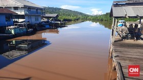 Tambang Pasir Kuarsa di Natuna Cemari Sungai, Hilang Pencaharian Warga
