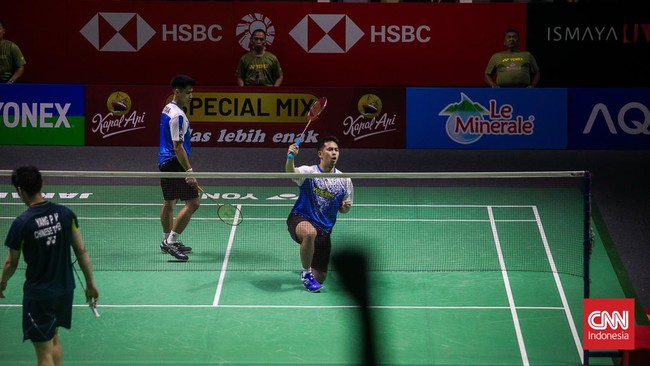 FOTO: Sabar/Reza Melangkah Pasti ke Semifinal Indonesia Open