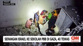 VIDEO: Serangan Israel ke Sekolah PBB di Gaza, 40 Tewas