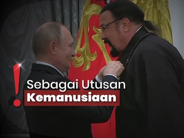 Punya Paspor Rusia, Steven Seagal Dapatkan Penghargaan dari Vladimir Putin