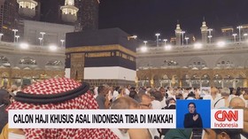 VIDEO: Calon Haji Khusus Asal Indonesia Tiba di Makkah