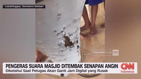 VIDEO: Pengeras Suara Masjid Ditembak Senapan Angin