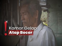 Miris, Kakek Ini Sakit Stroke Tinggal Sendiri di Gubuk Tanpa Air dan Makanan