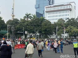 Ada Aksi Bela Palestina, Jl Medan Merdeka Selatan Ditutup