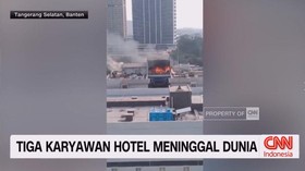 VIDEO: Kebakaran Hotel, Tiga Orang Meninggal Dunia