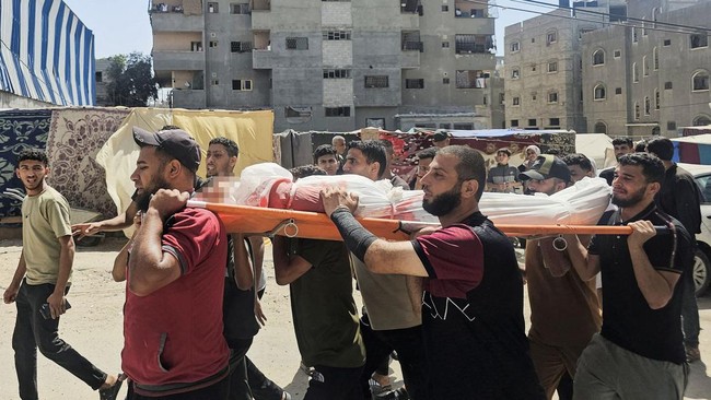 FOTO: Kehancuran di Nuseirat Gaza usai Israel Bebaskan 4 Sandera