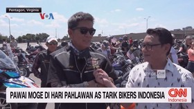 VIDEO: Pawai Moge di Hari Pahlawan AS Tarik Bikers Indonesia