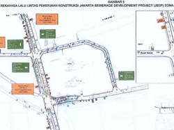 Ada Pekerjaan Proyek, Lalin di Simpang Bahari Jakut Bakal Dialihkan