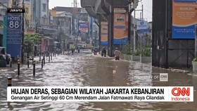 Hujan Deras, Sebagian Wilayah Jakarta Kebanjiran