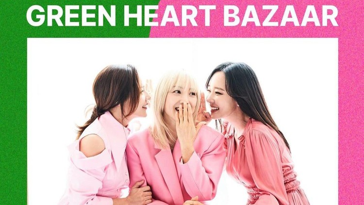 Green Heart Bazaar diselenggarakan untuk membantu anak-anak di Palestina. Berikut ini sejumlah artis Korea yang berpartisipasi dalam penggalangan dana.