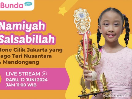 Yuk Kepoin Namiyah Salsabillah, None Cilik Jakarta yang Jago Tari Nusantara & Mendongeng