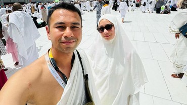 Jalani Ibadah Haji, 7 Momen Nagita Slavina Nangis Saat Tawaf & Pakai Masker Jadi Sorotan