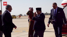VIDEO: Prabowo Tiba di Yordania untuk Bahas Gencatan Senjata Gaza
