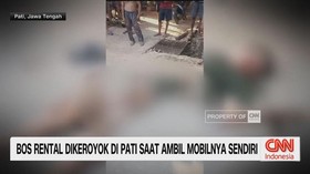 VIDEO: Bos Rental Dikeroyok di Pati Ambil Mobilnya Sendiri