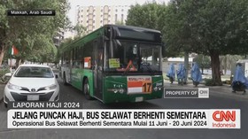 VIDEO: Jelang Puncak Haji, Bus Selawat Berhenti Sementara