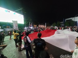 Nobar Jepang Vs Indonesia di Balai Kota Solo, Begini Rekayasa Lalinnya