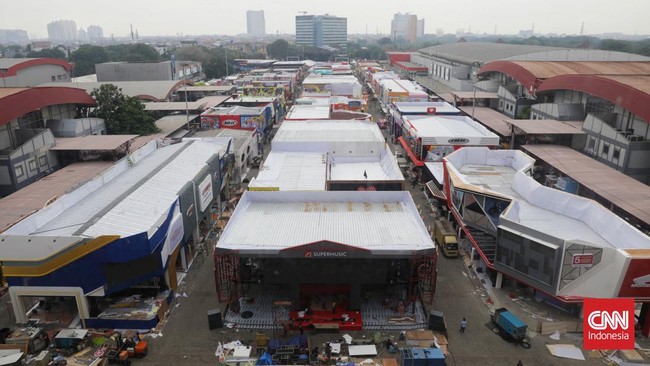 FOTO: Kemayoran Bersiap Sambut Jakarta Fair 2024