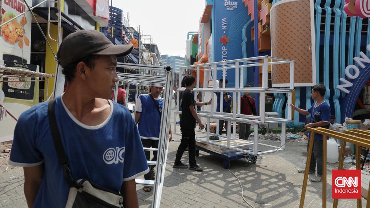 FOTO: Kemayoran Bersiap Sambut Jakarta Fair 2024