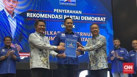 AHY Dukung Herman Deru dan Cik Ujang di Pilgub Sumatera Selatan