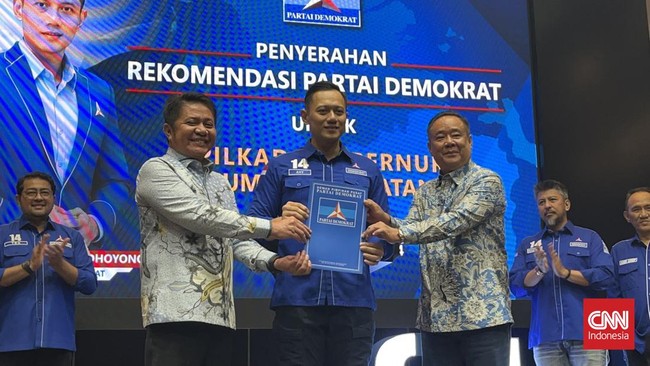 Dukungan AHY Perkuat Persaingan Pilgub Sumatera Selatan: AHY Berpihak pada Herman Deru dan Cik Ujang