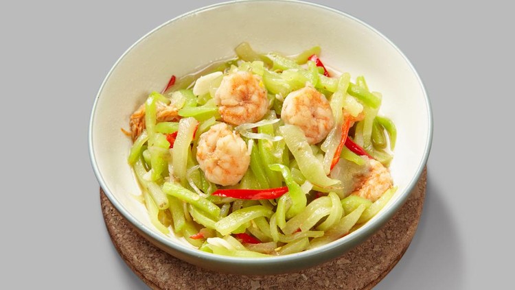 Ilustrasi sayur labu siam