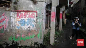 FOTO: Sisa Banjir dan Lengang di 'Kampung Zombie' Cililitan