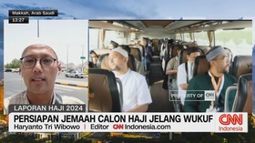 VIDEO: Persiapan Jemaah Calon Haji Jelang Wukuf
