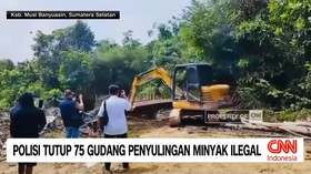 VIDEO: Polisi Tutup 75 Gudang Penyulingan Minyak Ilegal