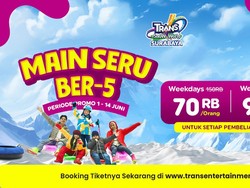 Terbatas! Main di Trans Snow World Surabaya Cuma Rp 70 Ribu per Orang