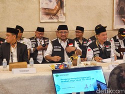 Timwas Rapat Bareng Menag Yaqut Evaluasi Penyelenggaraan Haji di Makkah