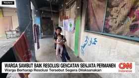 VIDEO: Warga Sambut Baik Resolusi Gencatan Senjata Permanen