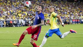 FOTO: Brazil Imbang dengan AS, Vinicius Buang-buang Peluang