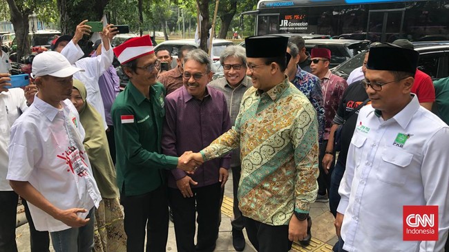 Anies Sambangi Markas PKB DKI, Tuntaskan Konsolidasi Menuju Pilgub Jakarta