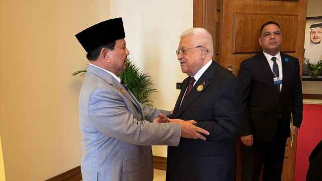 Persaudaraan Kuat Terjalin antara Pemimpin Palestina dan Prabowo