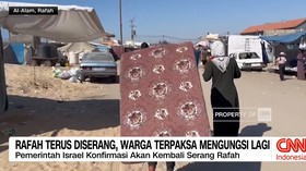 VIDEO: Rafah Terus Diserang, Warga Terpaksa Mengungsi Lagi