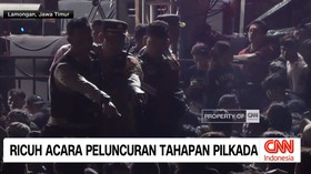 VIDEO: Ricuh Acara Peluncuran Tahapan Pilkada