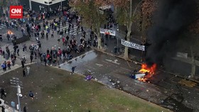 VIDEO: Demo Pecah di Argentina, Massa Tolak Reformasi Ekonomi