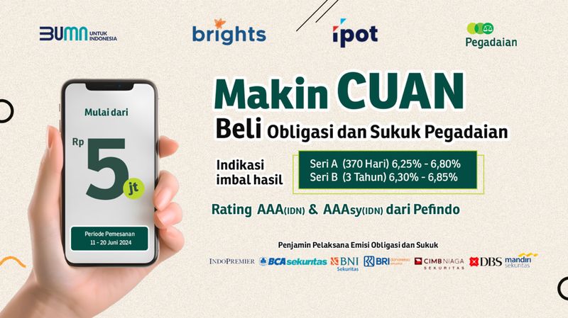 PT Pegadaian membuka peluang investasi yang menarik bagi masyarakat dengan meluncurkan Obligasi dan Sukuk