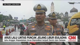 VIDEO: Arus Lalu Lintas Puncak Jelang Libur Iduladha