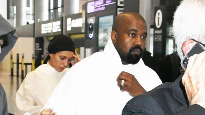 NARITA, JAPAN - JUNE 09: Bianca Censori and Kanye West are seen upon arrival at Narita International Airport on June 09, 2024 in Narita, Japan. (Photo by Jun Sato/WireImage)