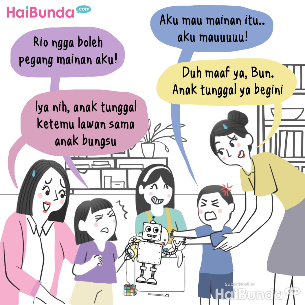 Komik: Kakak Si Tunggal vs Sepupu Anak Bungsu