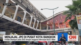 VIDEO: Menjajal JPO di Pusat Kota Bangkok