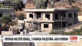 VIDEO: Operasi Militer Israel, 3 Warga Palestina Jadi Korban