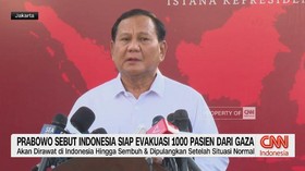 VIDEO: Prabowo Sebut Indonesia Siap Evakuasi 1000 Pasien dari Gaza