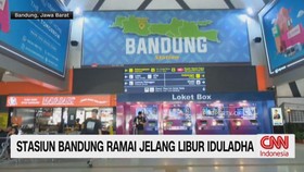 VIDEO: Stasiun Bandung & Terminal Purabaya Mulai Dipadati Pemudik