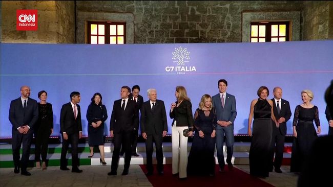 VIDEO: Jamuan Makan Malam KTT G7 Italia, Joe Biden Absen