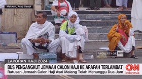 VIDEO: Bus Pengangkut Jemaah Calon Haji ke Arafah Terlambat