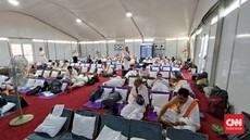 Rombongan Jemaah Haji Tiba di Arafah Jelang Wukuf