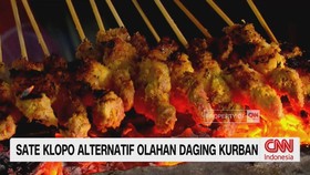 VIDEO: Sate Klopo Alternatif Makanan Olahan Daging Qurban