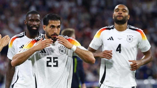 Jerman bisa bertemu Inggris, Denmark, Slovenia, atau Serbia pada babak 16 besar Euro 2024.